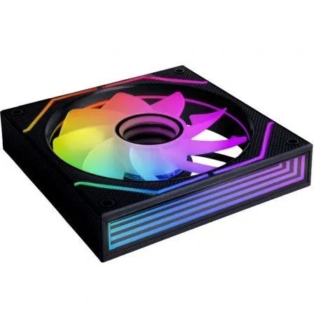 Mars Gaming Kit 2 Ventiladores PC Auxiliar MF-3D PROX2R Negro ARGB Silencioso 12dB 12mm